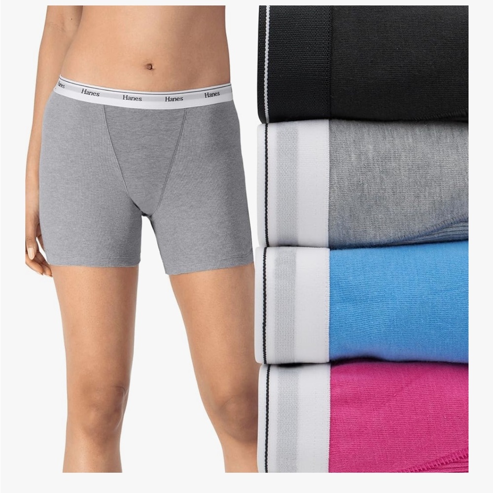 Hanes mid thigh boxer brief